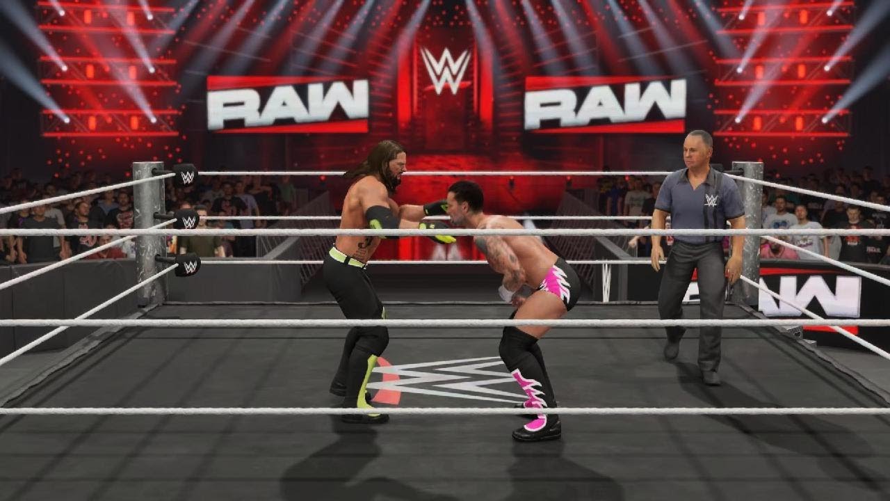 World Heavyweight Championship AJ Styles Vs CM Punk