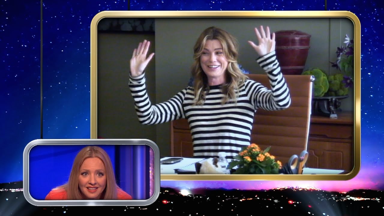 Ellen Pompeo Makes a Foot Spa Buddy on #RepeatAfterMe