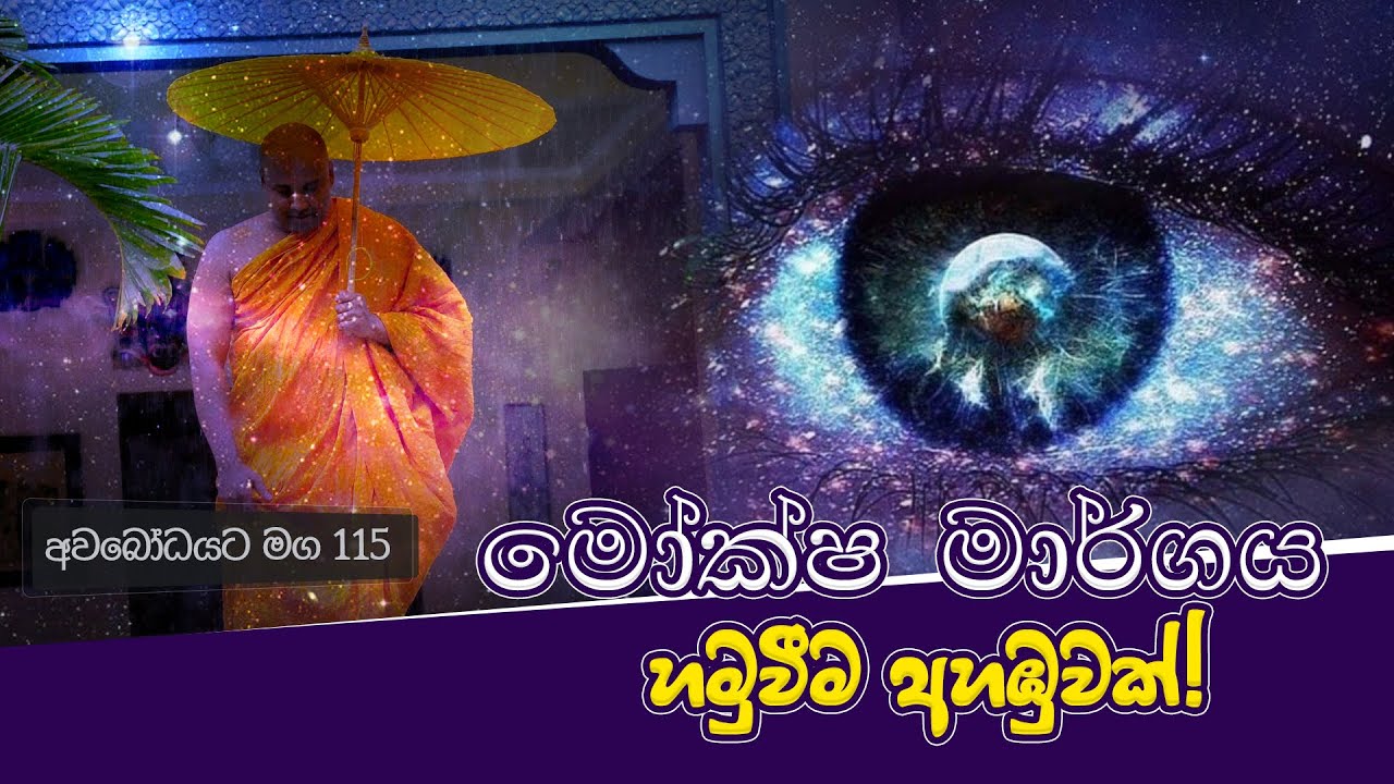 අවබෝධයට මග 115 |  මෝක්‍ෂ මාර්ගය හමුවීම අහඹුවක්!