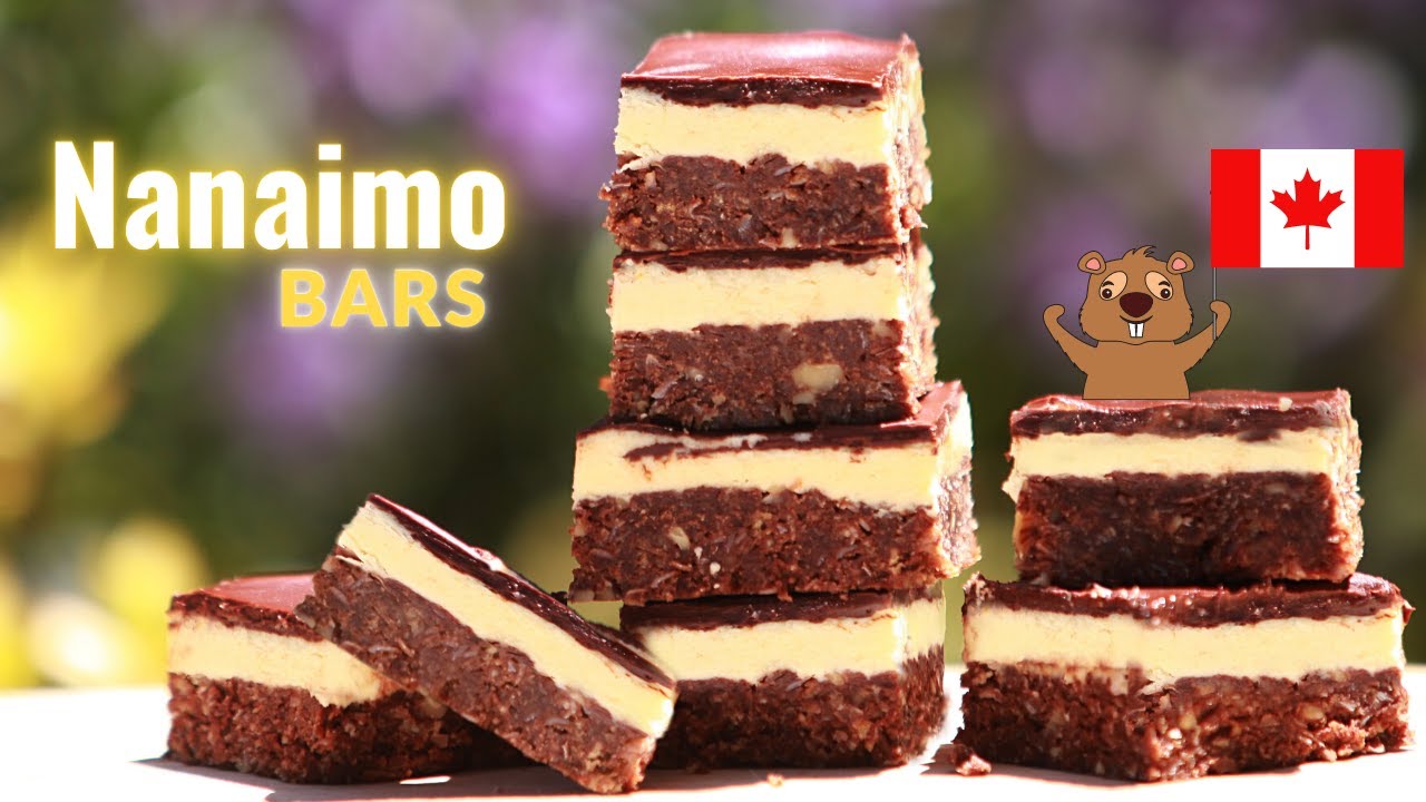 Nanaimo Bars | NO BAKE Recipe | BEST Canadian Dessert