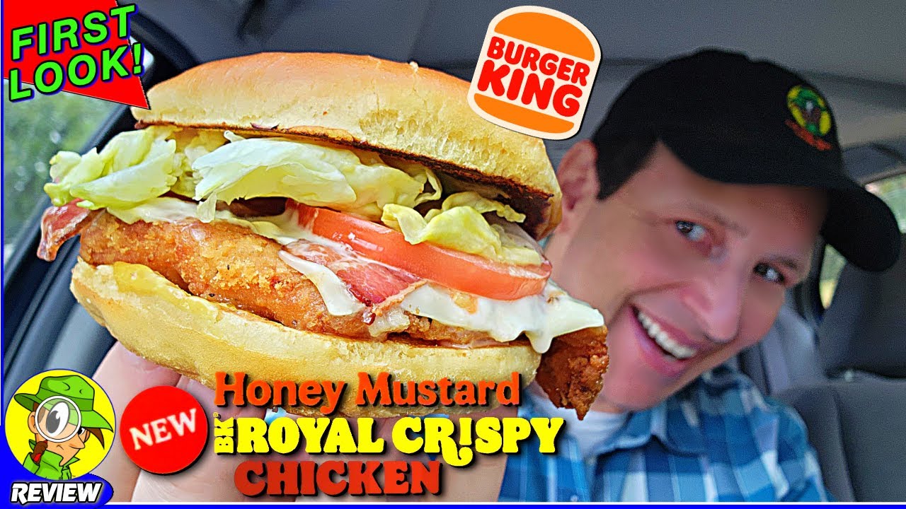 Обзор Burger King® HONEY MUSTARD BK® ROYAL CRISPY CHICKEN SANDWICH ???? ⎮ По