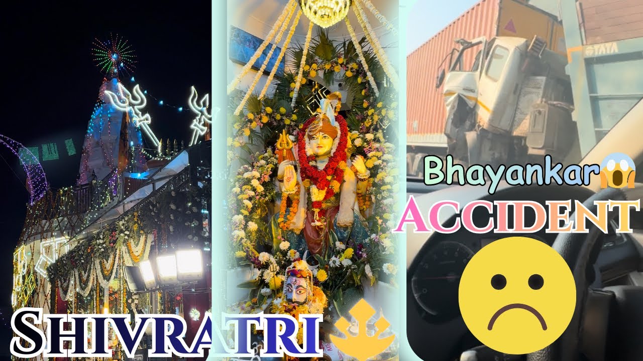Happy Shivratri || ❤️🧿|| Accident on GT Road|| 😱…#viral #accident #vlog #trending #delhimarket 