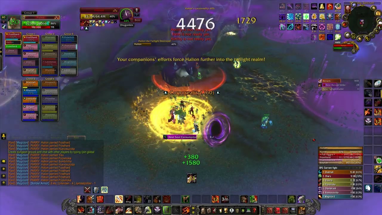Warmane | Lordaeron | RS 25hc - Halion 🐲 | Fury Warrior PoV