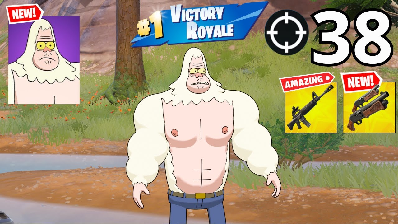 38 Elimination SKIPS (Regular Show) Gameplay Wins Zero Build (NEW FORTNITE CHAPTER 7 SEASON 1)