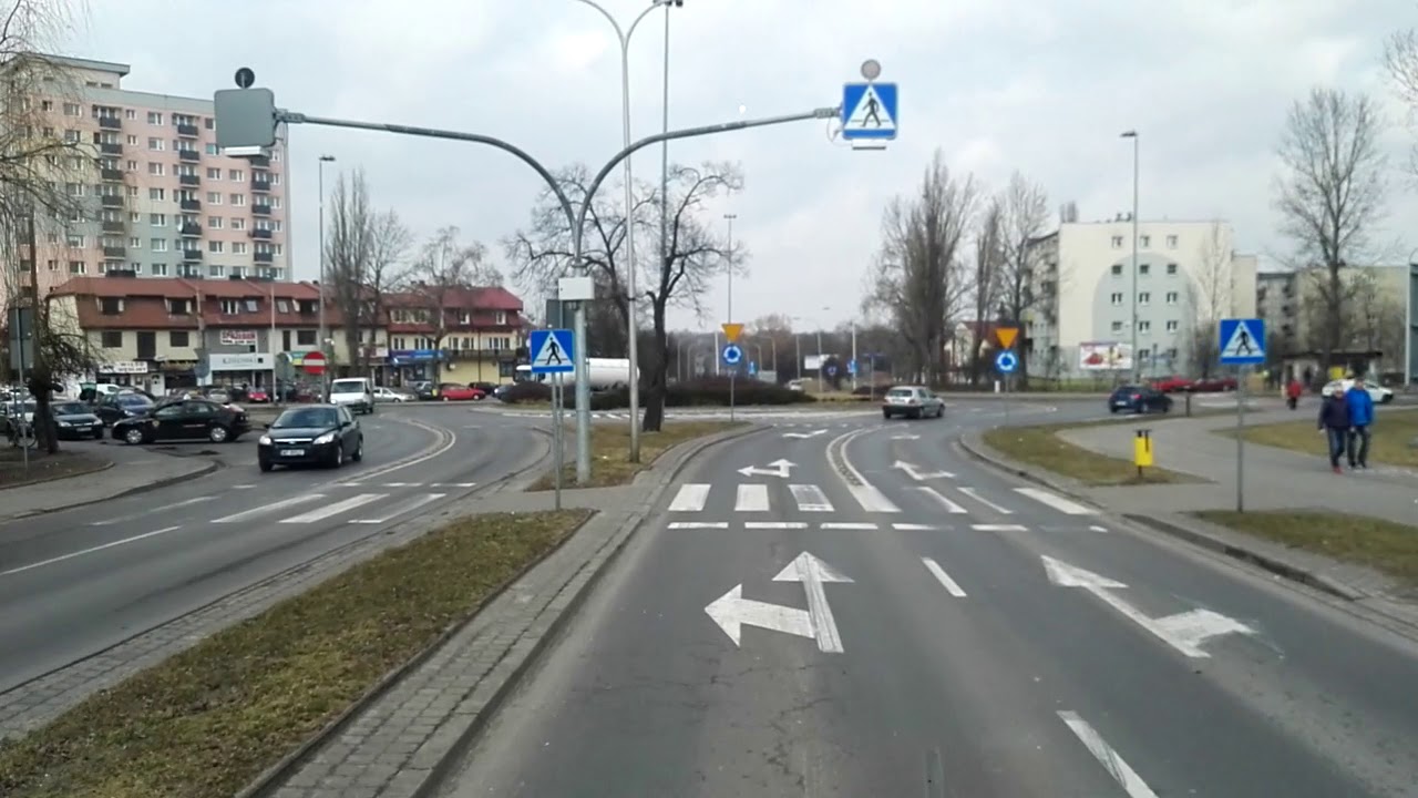 8- Jazda po Płocku, trasa egzaminacyjna C, C+E