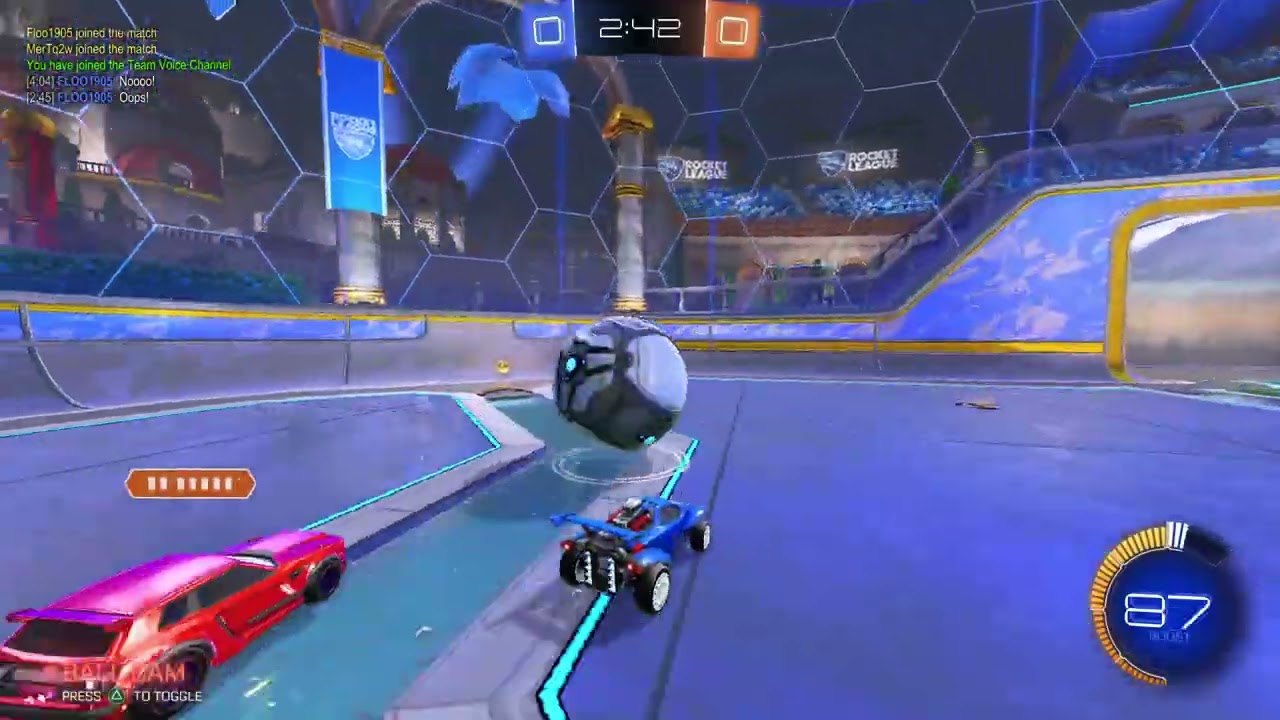 Playing 2v2s with randoms.