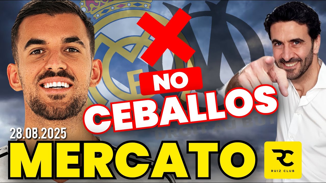 🚨 NEWS MERCATO FOOTBALL : CEBALLOS Non à l'OM, NKUNKU Milan, KOLO Juve, ISAK-GUEHI à Liverpool...