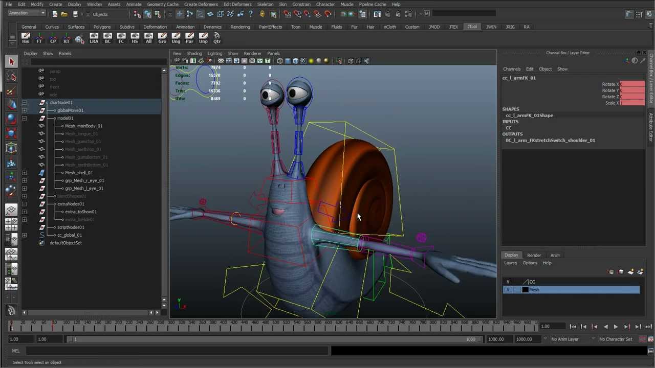 66 - Referencing rig files (Cartoon character rigging series)