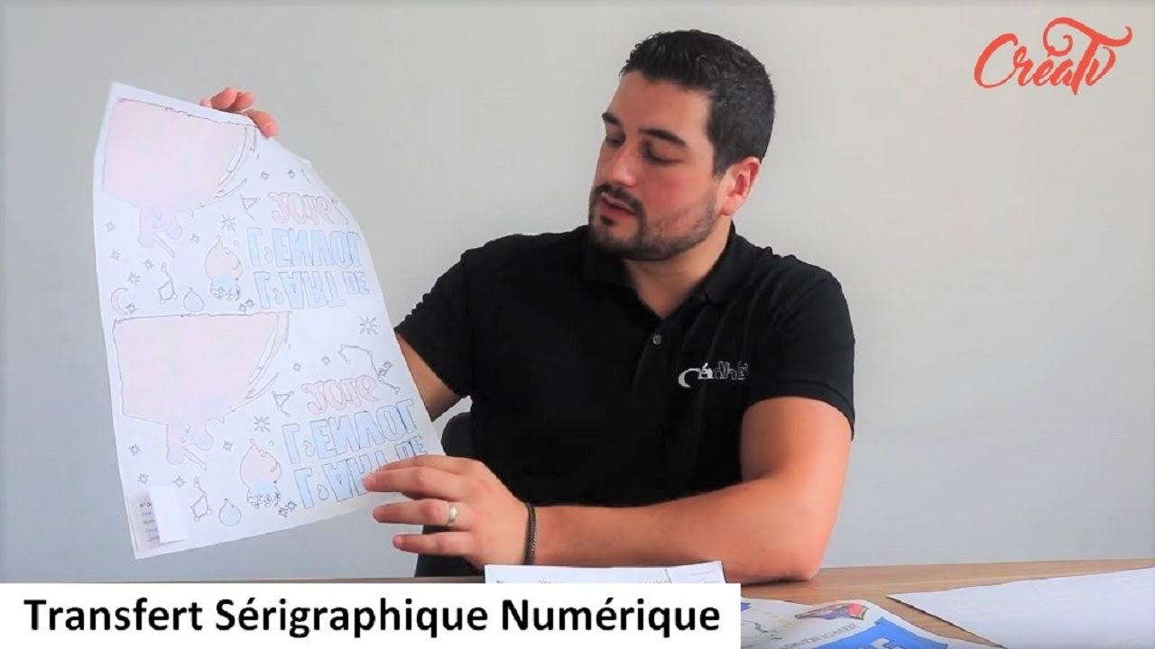 CréaTv -  Transfert Sérigraphique en Couleurs Pleines