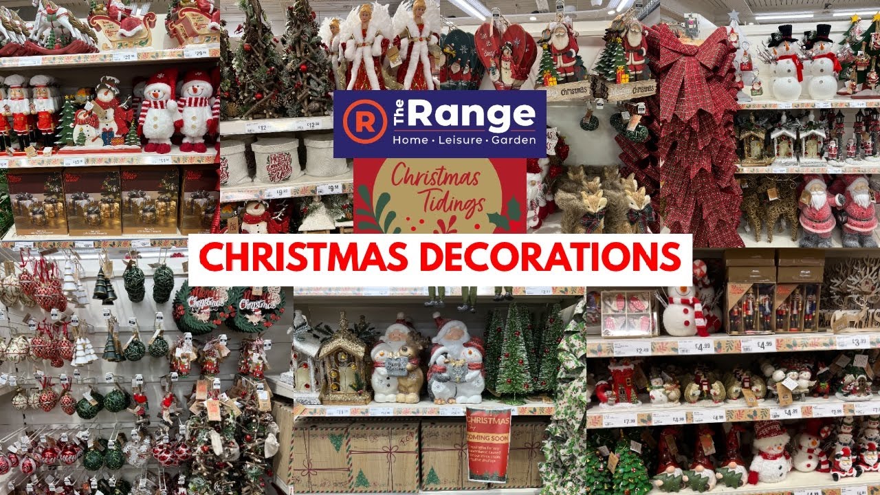 THE RANGE CHRISTMAS TIDINGS DECOR COLLECTION WITH PRICE SEP 2023 | THE RANGE HAUL | TRAVELANDSHOP