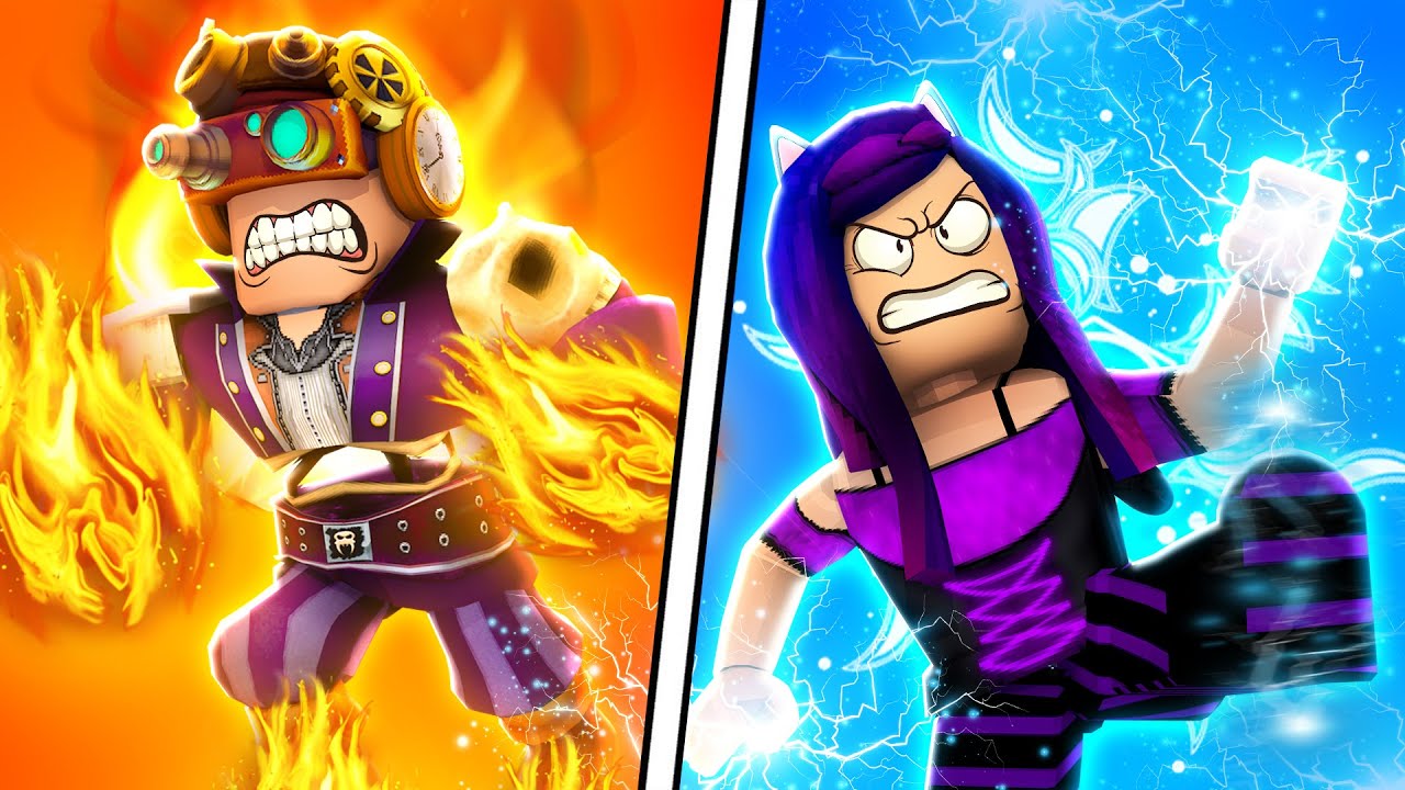 ROBLOX MA SFIDO ANNA con gli ELEMENTI! FUOCO ACQUA GHIACCIO