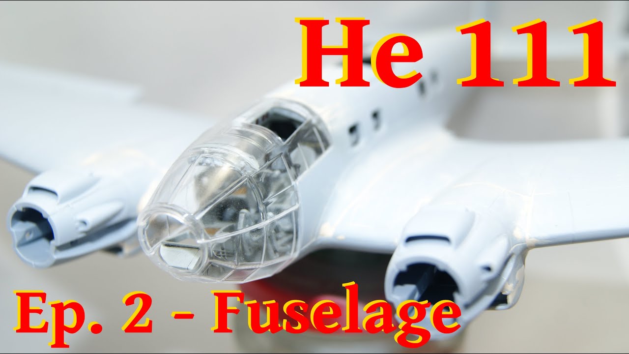 Model Heinkel 111 P-2 - 1/72 Airfix - Fuselage