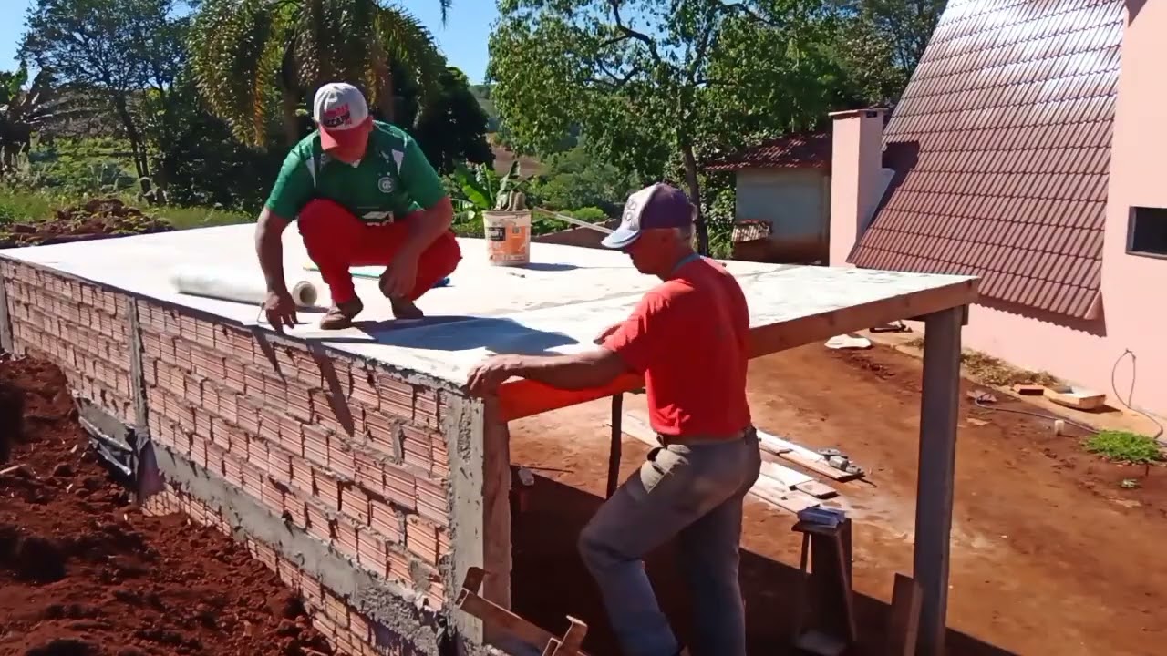 Cobertura em placa cimentícia| Construção Civil | Obra