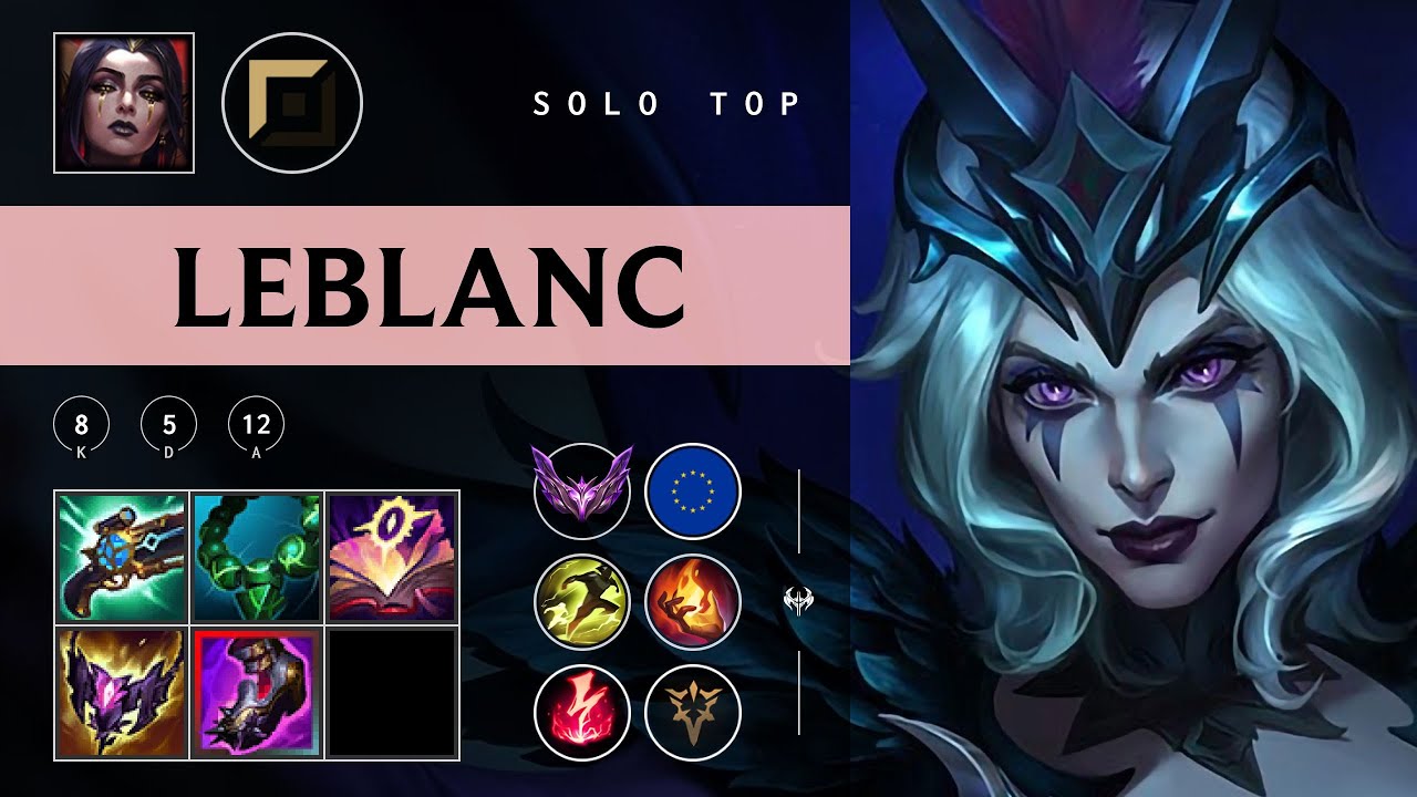 LeBlanc Top vs Teemo - EUW Master Patch 25.23