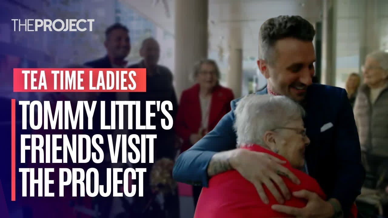 Tea Time Ladies: Tommy Little's Friends From Life View Aged Care Visit The Project