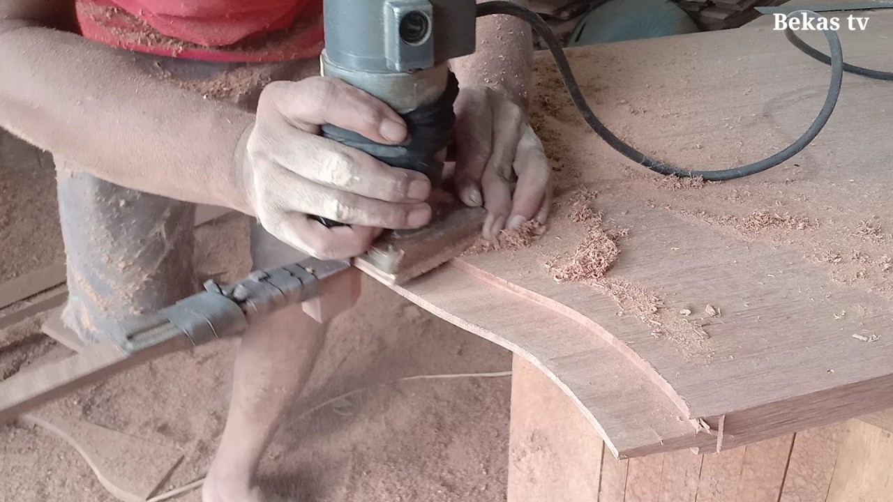 Cara membuat panel isian Pintu Lengkung dengan Alat sederhana