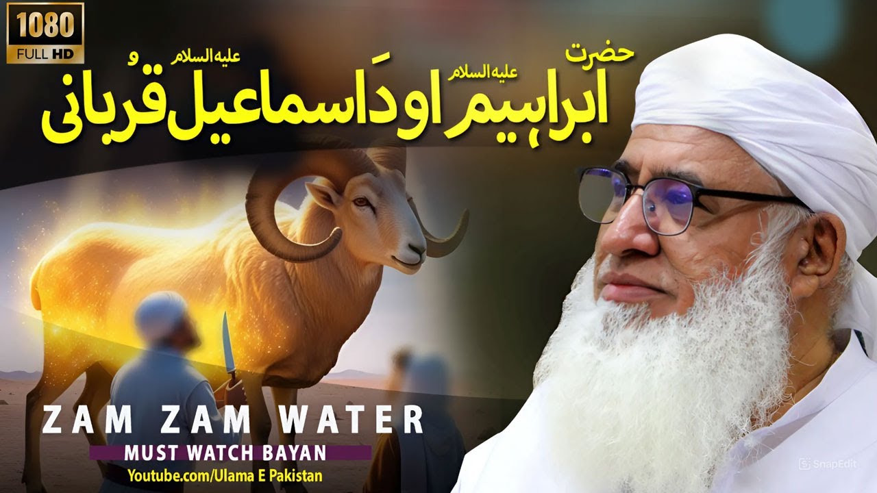 Molana Idrees Sahb New Bayan| Ibrahim A.S O Ismaeel Qurbani|اسماعیل قربانی |Islamic speach| bayan