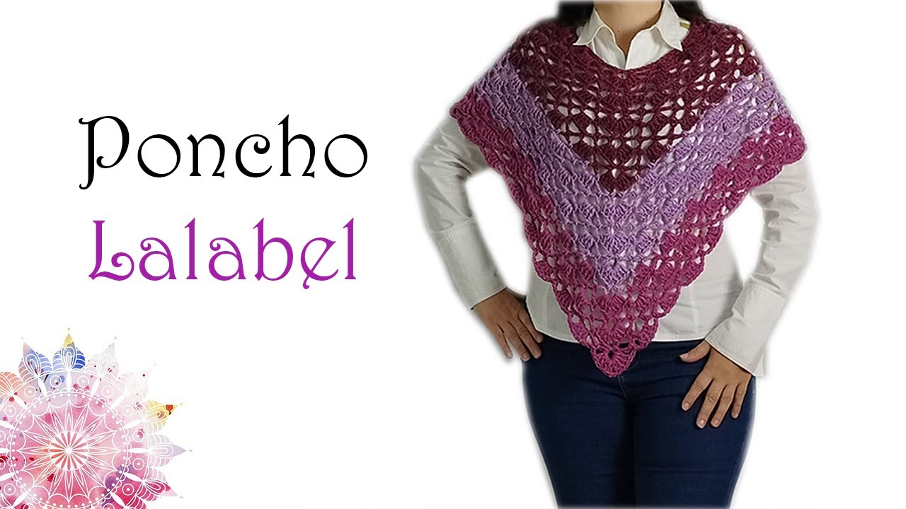 Tutorial Poncho Lalabel a uncinetto