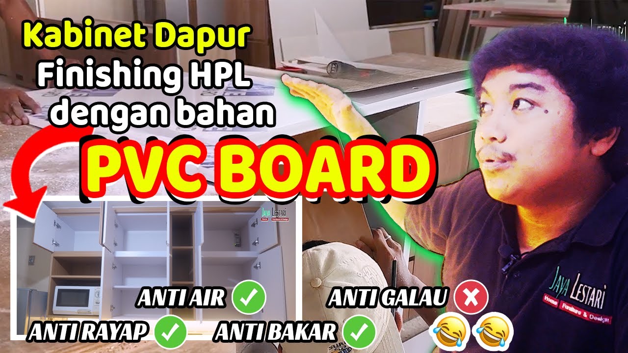 Kabinet FULL PVC BOARD || Proses Produksi sampai Pemasangan