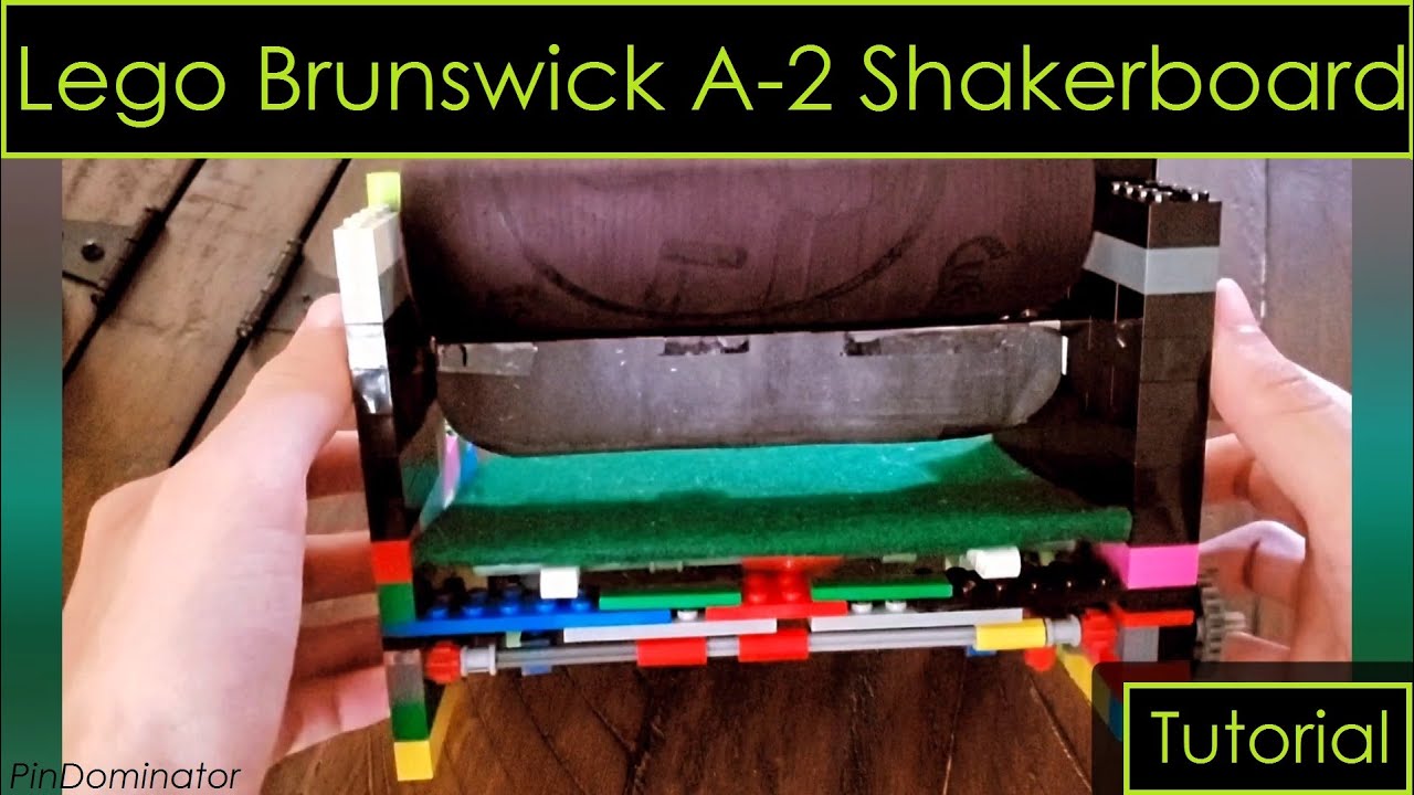 Lego Brunswick A-2 Shakerboard Tutorial (1,000 Subscribers Special) #lego #bowling #3dprinted