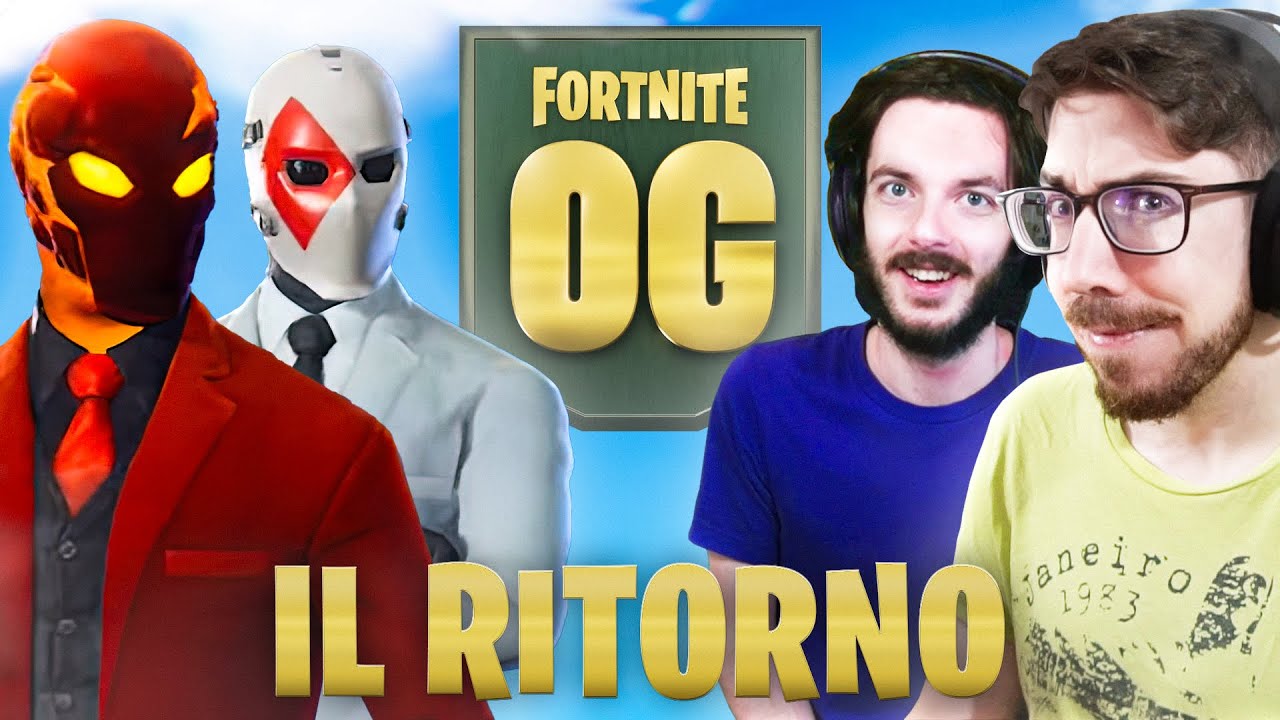 SERATA THROWBACK #FORTNITEOG con la MAPPA VECCHIA!