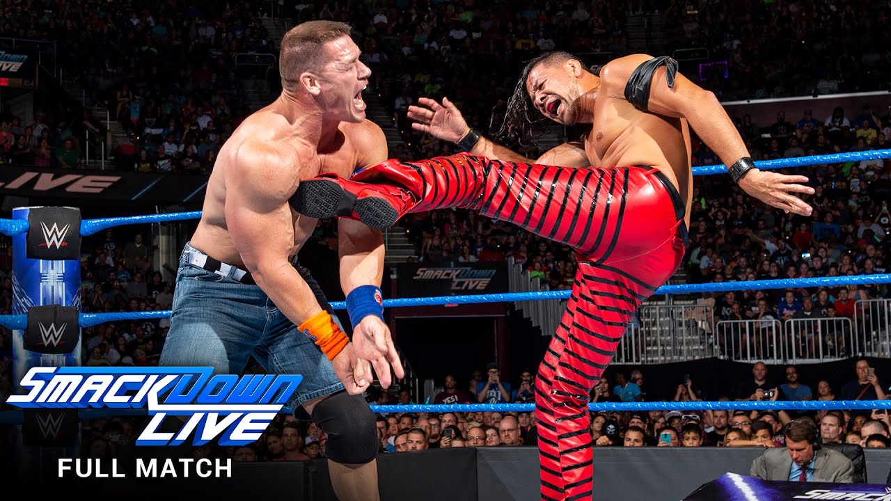 ПОЛНЫЙ МАТЧ — Джон Сина против Шинсуке Накамуры: SmackDown LIVE, 1 августа 2017 г.