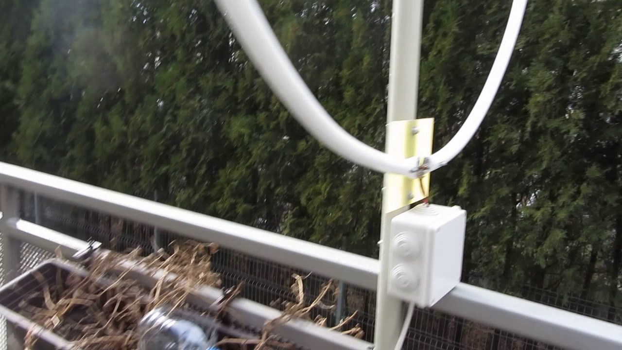 LZ1AQ active antenna at LZ1ABC