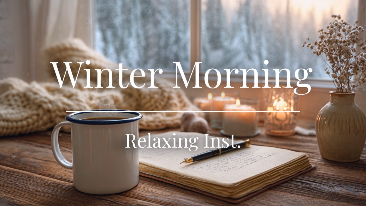Winter Morning ｜ Relaxing Piano & Guitar for Study & Work – A Slow, Cozy Start at Home