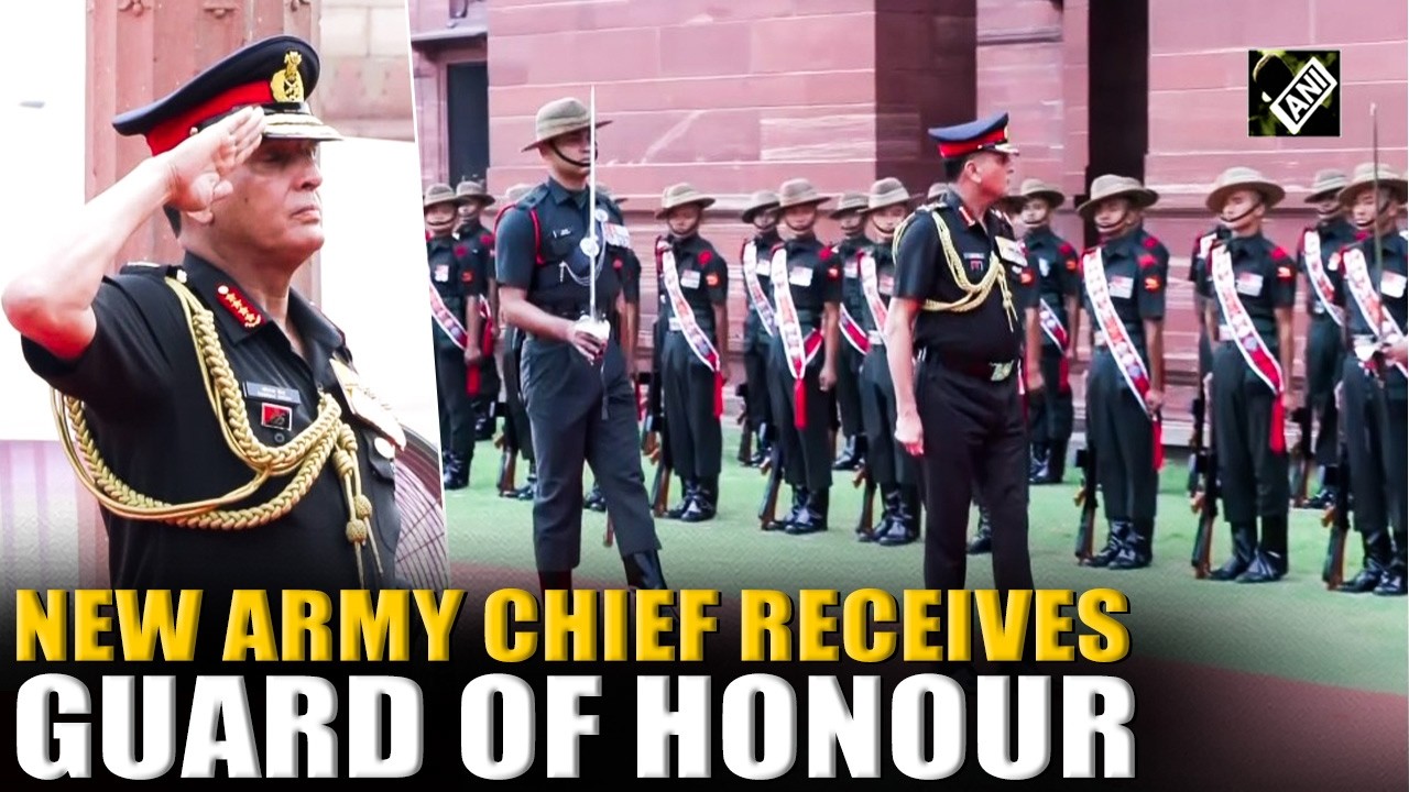 WATCH! New Army Chief General Dhiraj Seth receives guard of honour at South Block