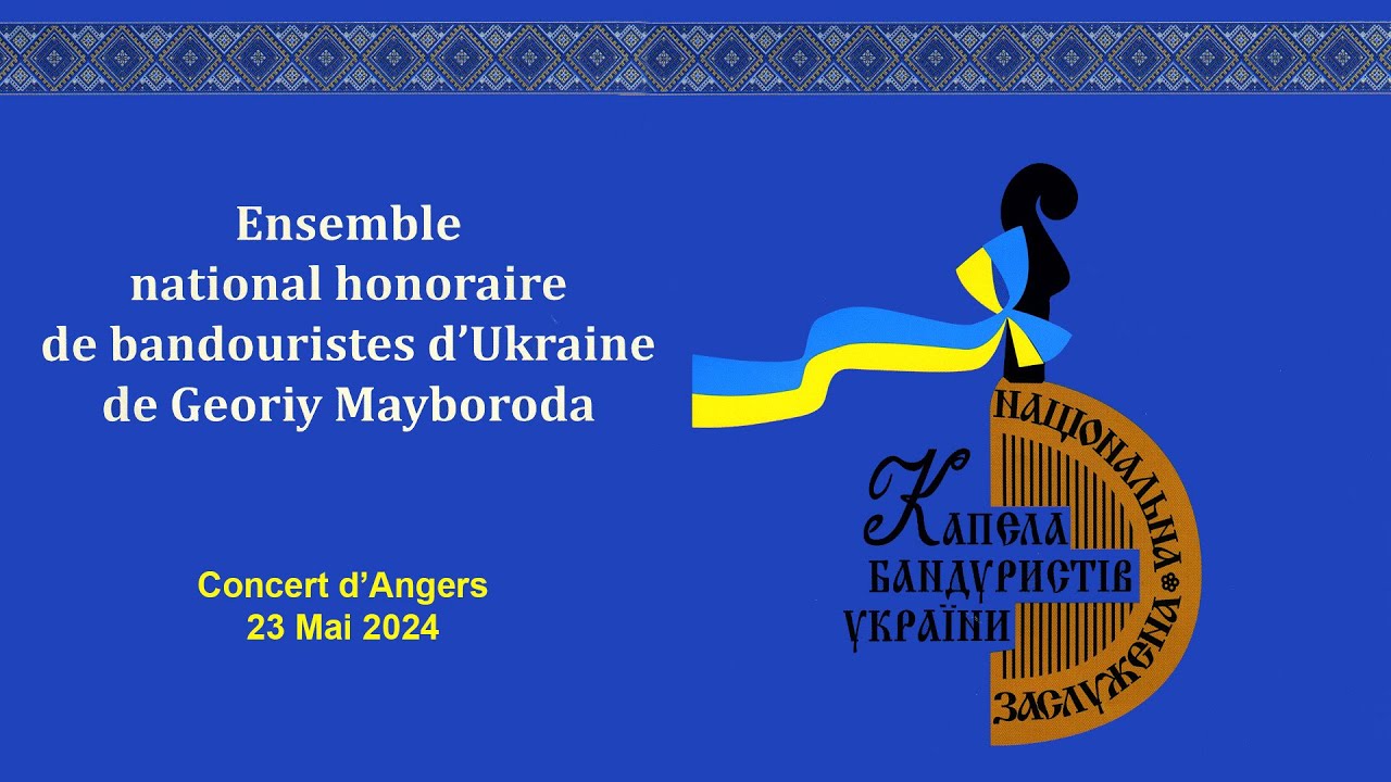 Concert des bandouristes d'Ukraine à Angers