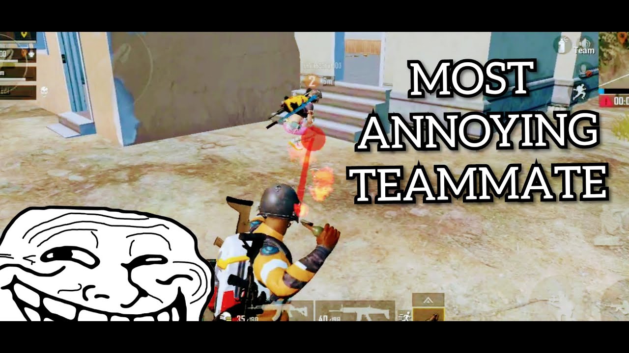 Shooting RANDOMLY Most annoying teammate | BGMI MOST Funny trolling