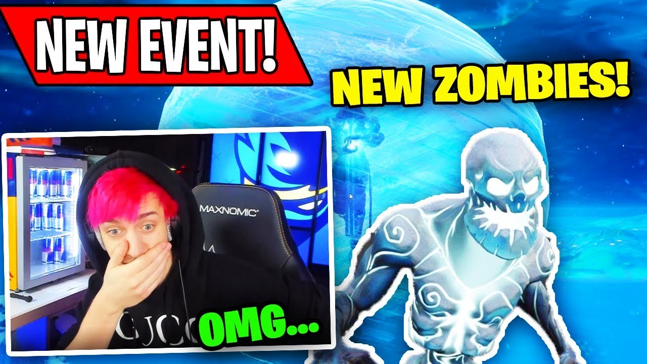 Ninja Reacts To *NEW* ICE KING EVENT! (ICE ZOMBIES) | Fortnite Funny Moments