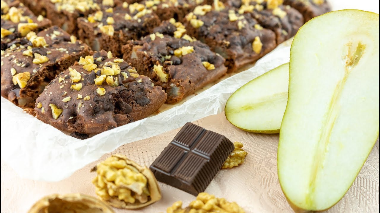 Cubotti Golosi alle Pere, Noci e Cioccolato🍐🥜🍫