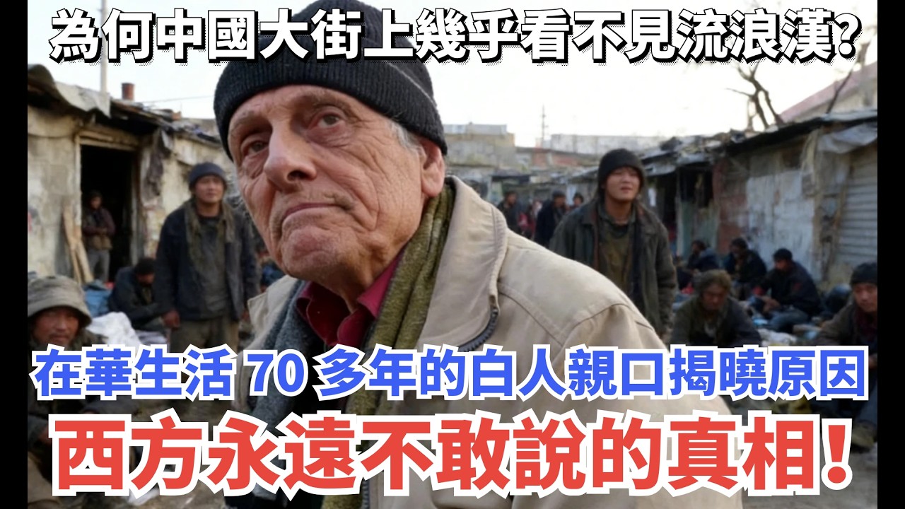 為何中國大街上幾乎看不見流浪漢？在華生活 70 多年的白人親口揭曉原因，西方永遠不敢說的真相！#travel #旅游 #旅行 #vlog
