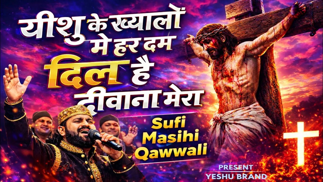यीशु के ख्यालों में हर दम | Powerful Sufi Masihi Qawwali | Hindi Christian Worship Song 2026 |#yeshu