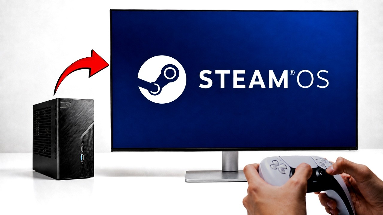 SteamOS теперь бесплатна&hellip; Так что я превратил свой мини-ПК в Steam Machine!