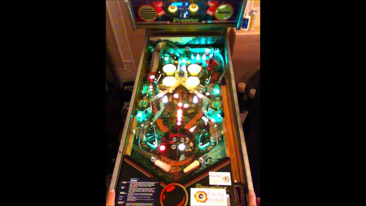 Raven Pinball machine by Gottlieb, gameplay