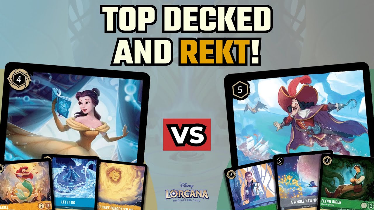 🏴‍☠️ DID NOT See This Coming! - Disney Lorcana Gameplay (Princess Ramp v Green Steel Game 2)