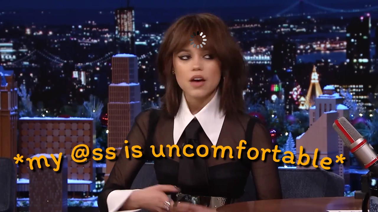 wednesday addams pretending to be jenna ortega for 15 minutes