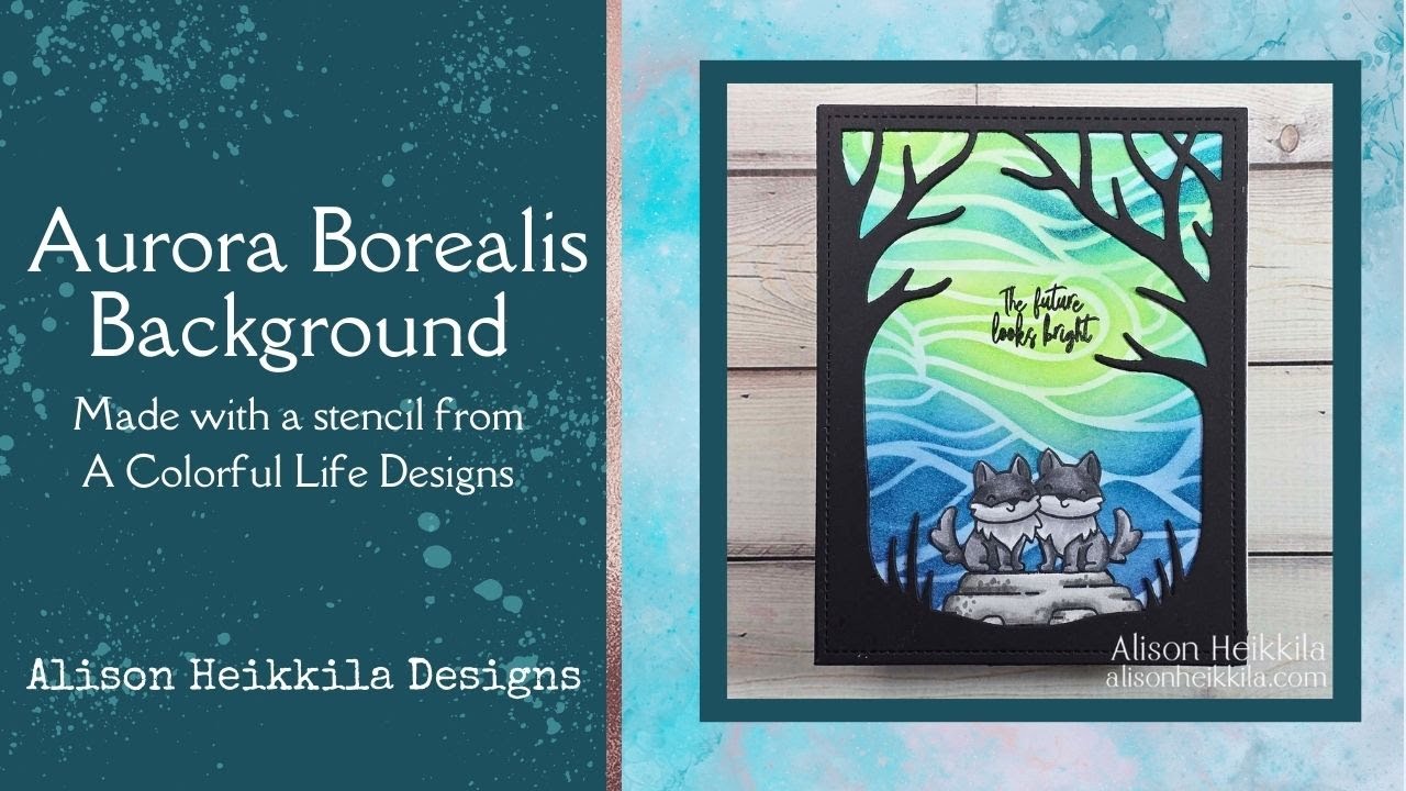 Aurora Borealis Background