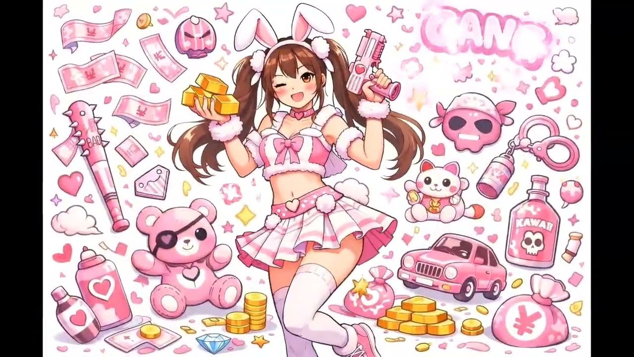  R0s3_Φ3ux – 0n3 H!t W0nd3r | Phonk Animated Video 🌸 #Phonk #Kawaii #Anime #Underground #Dance 