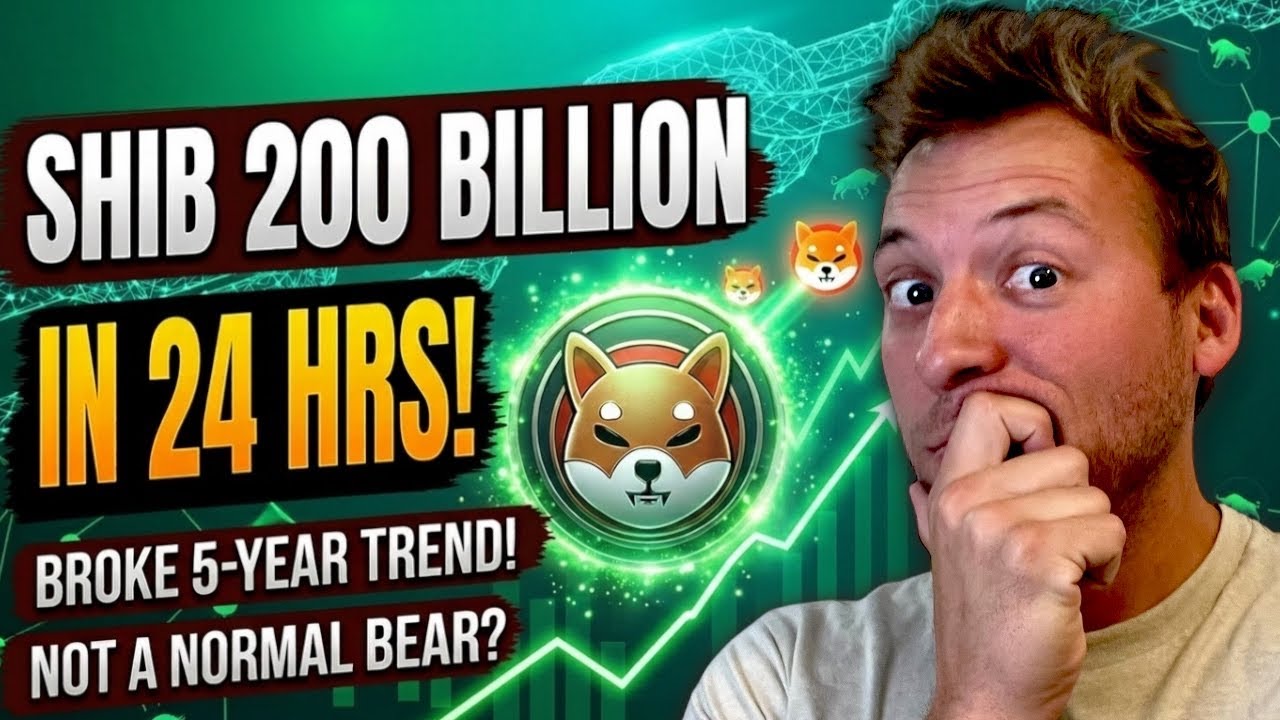 SHIBA INU &mdash; 200 миллиардов за 24 часа! Сломлен 5-летний тренд! Нетипичный медвежий рынок?!