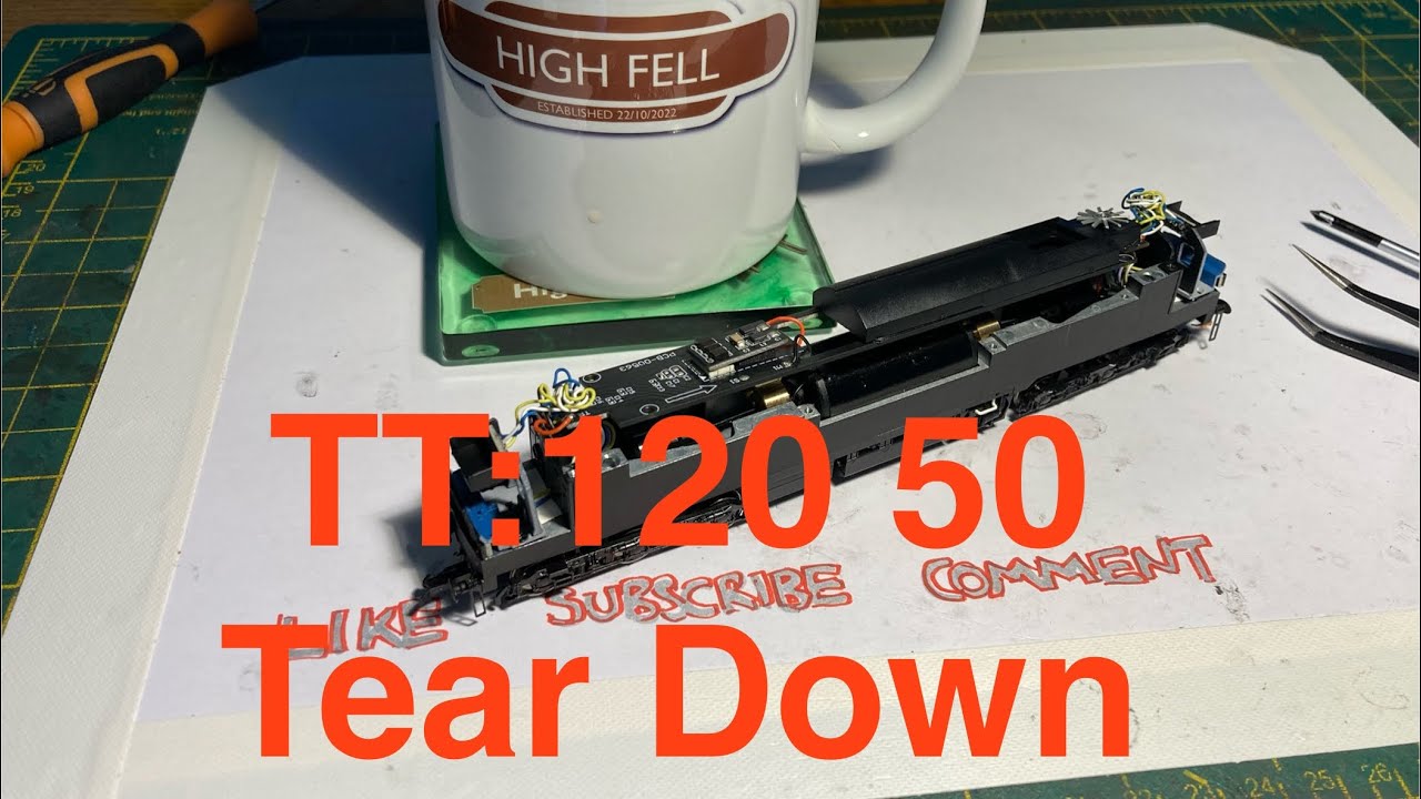 Hornby TT:120 Class 50 Complete Tear Down