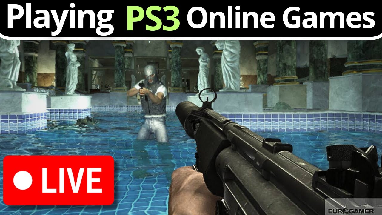 Playing PS3 Games Online With Viewers!!