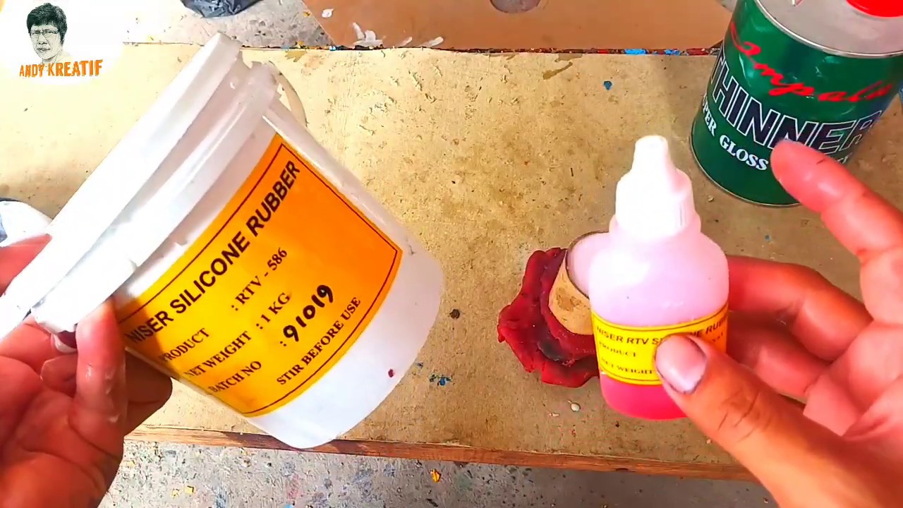 Rahasia Cara mengencerkan silikon rubber yg sudah mengental
