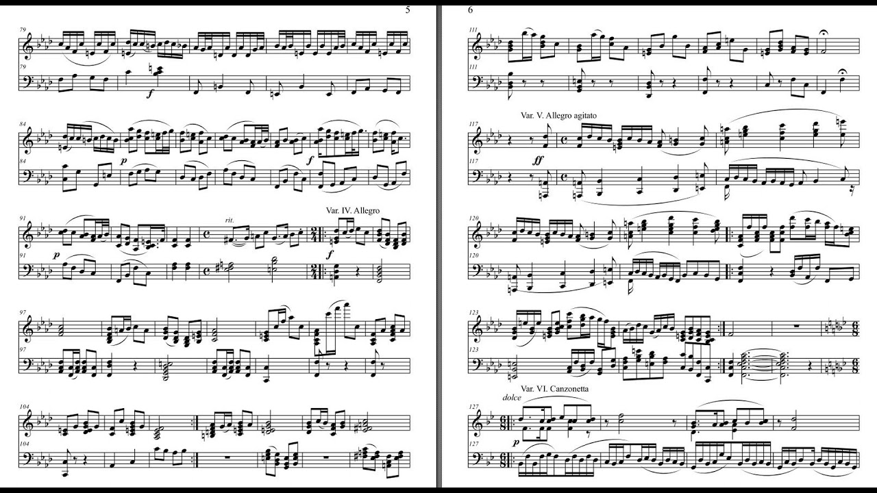 Varations on Beethoven's last sketch for piano (1826)