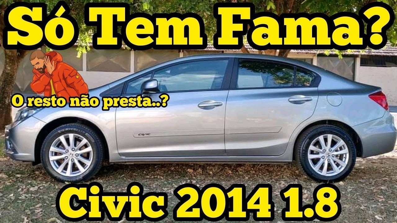 Tem Quem Fala Que É Gastão.. Avaliação Honda Civic LXS 1.8 Automático 2014