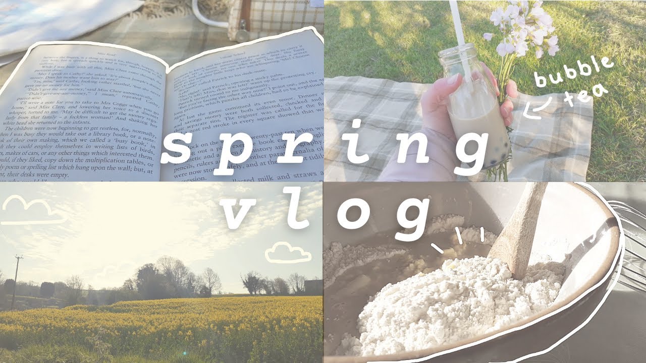 vlog ch. 3 🌸 ~ planting veggies, cycle rides, and picnics in the garden