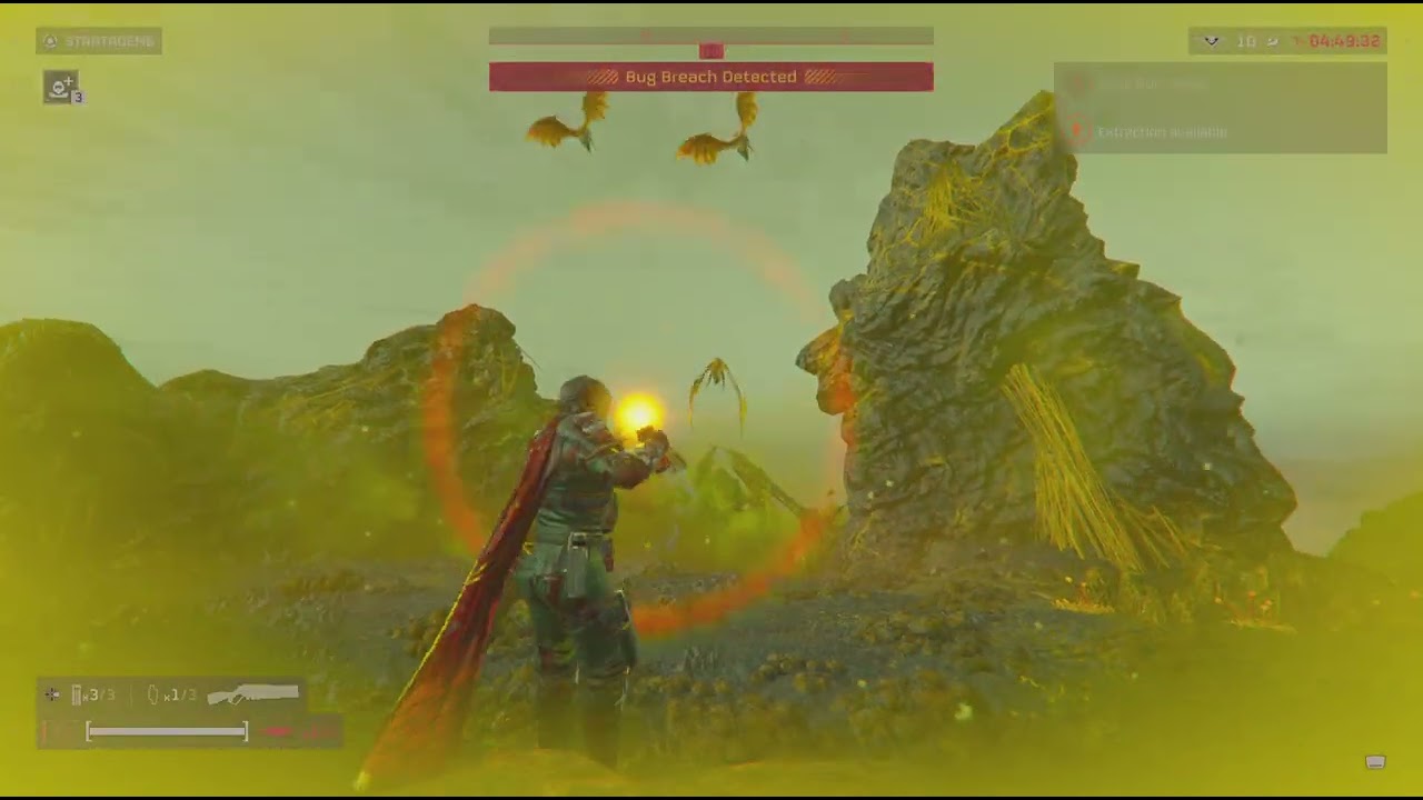HELLDIVERS 2 blitz mission against bugs