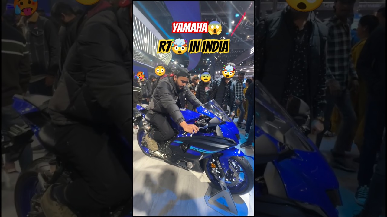 Yamaha R7 public Reaction 🤯😱😳#yamaha #r7 #yamahar7 #zx10r #motovlog #rider #shortvideo #motorbeam
